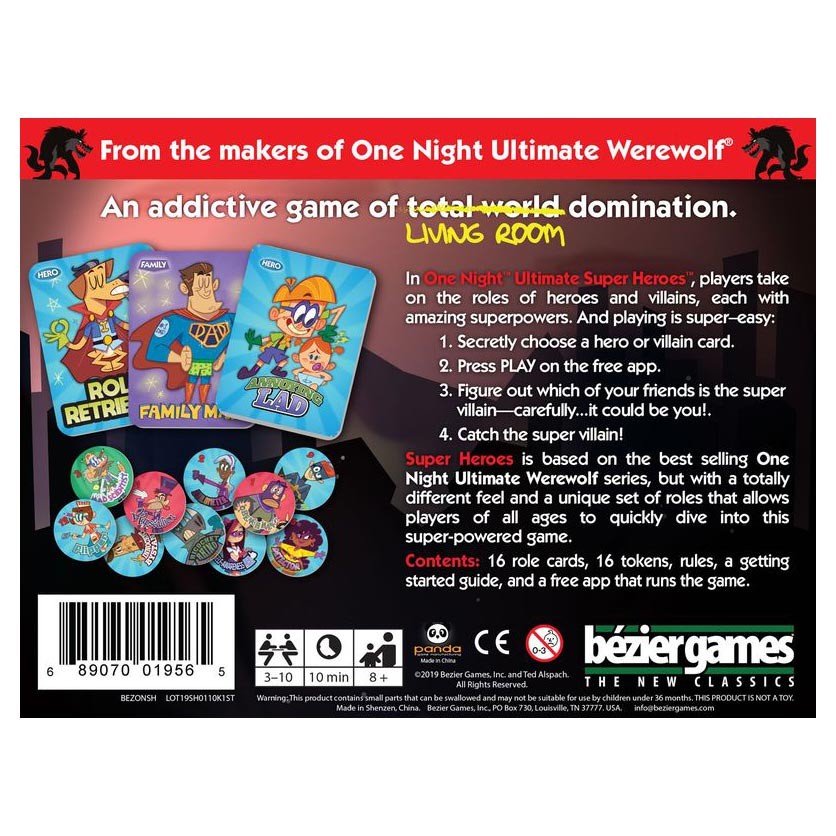 One Night Ultimate Super Heroes